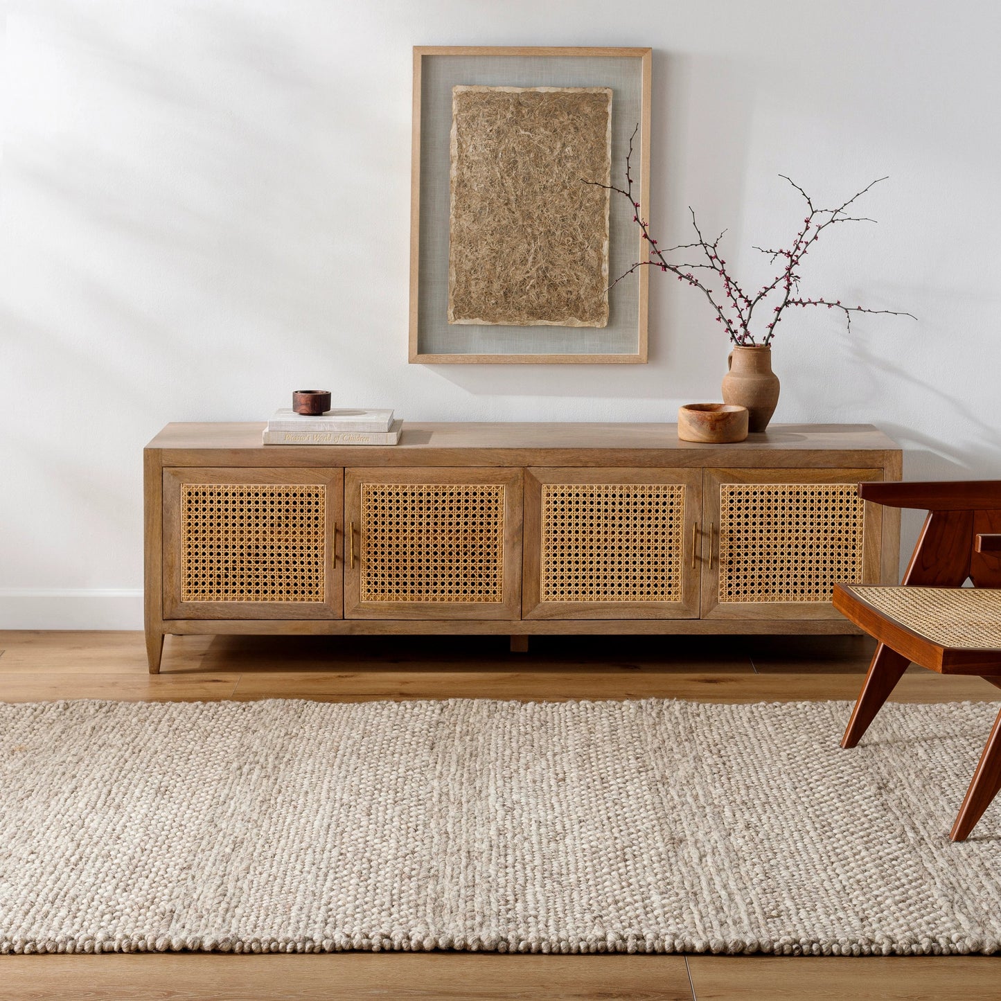 002 SI-2053198,SI-2053199,SI-2053200,SI-2053201 | Lifestyle | Cloud 19 CLD-2300 Rug by Livabliss in light brown, beige. Made from face: 100% wool, warp: 100% cotton in a unique style.
