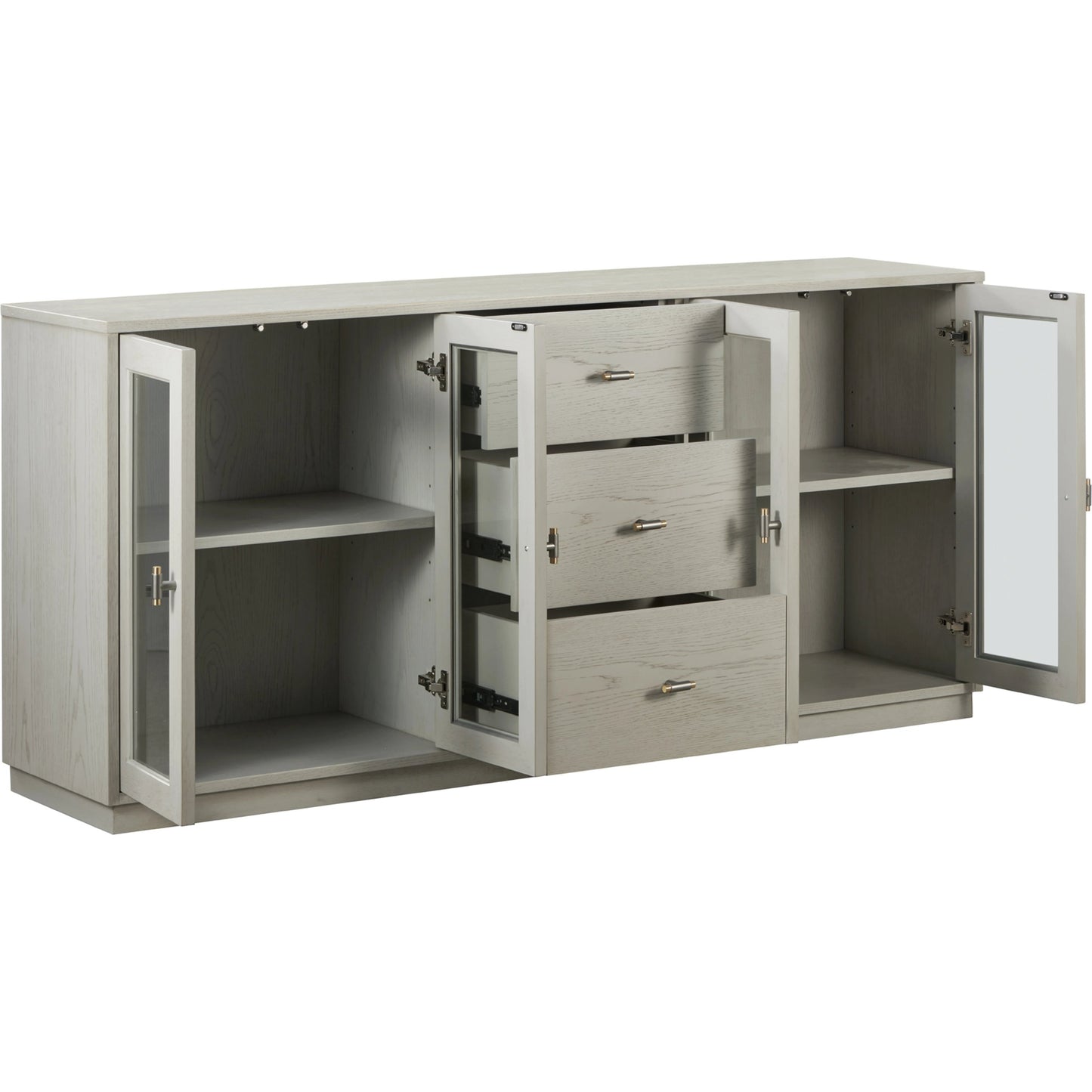 003 SI-2130634 | Primary Silo | Zest 68" Sideboard by Zest in cream. Made from oak veneer in a modern style.