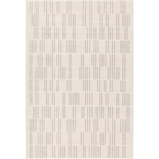 Composure CMP01 Rug by Jaipur Living in ivory, gray. Made from 100% polyester in a unique style.