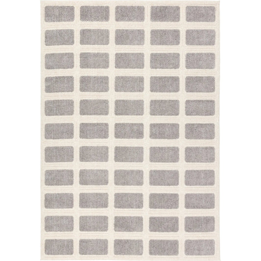 001 SI-2354263,SI-2354264,SI-2354265,SI-2354266,SI-2354267,SI-2354268,SI-2354269,SI-2386003 | Primary Silo | Composure CMP03 Rug by Jaipur Living in gray, cream. Made from 100% polyester in a unique style.