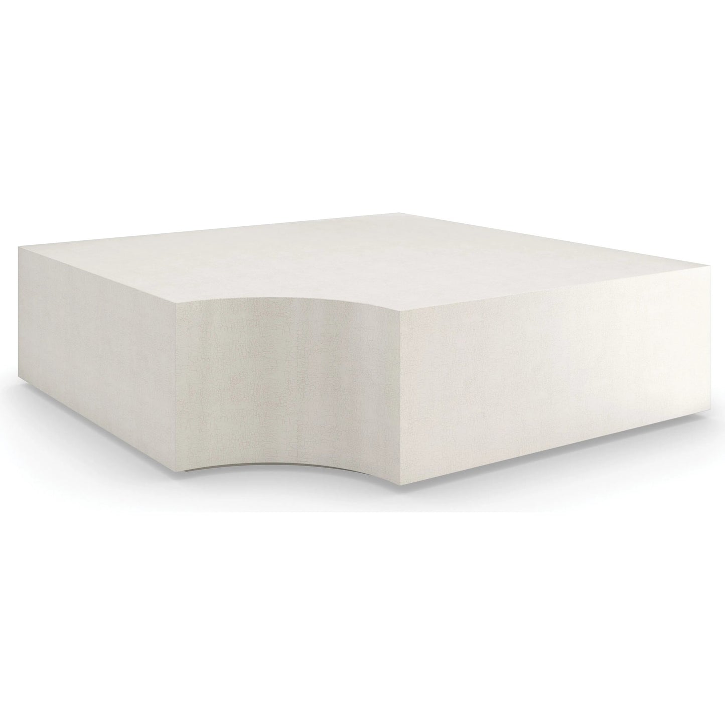 002 SI-2162902 | Primary Silo | Buttoned Up Side Table by Caracole in ivory and ivory craze, ivory. Made from poplar in a unique style.