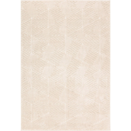 Calix by Nikki Chu CNU03 Rug by Jaipur Living in white. Made from 70% polypropylene 30% polyester in a unique style.