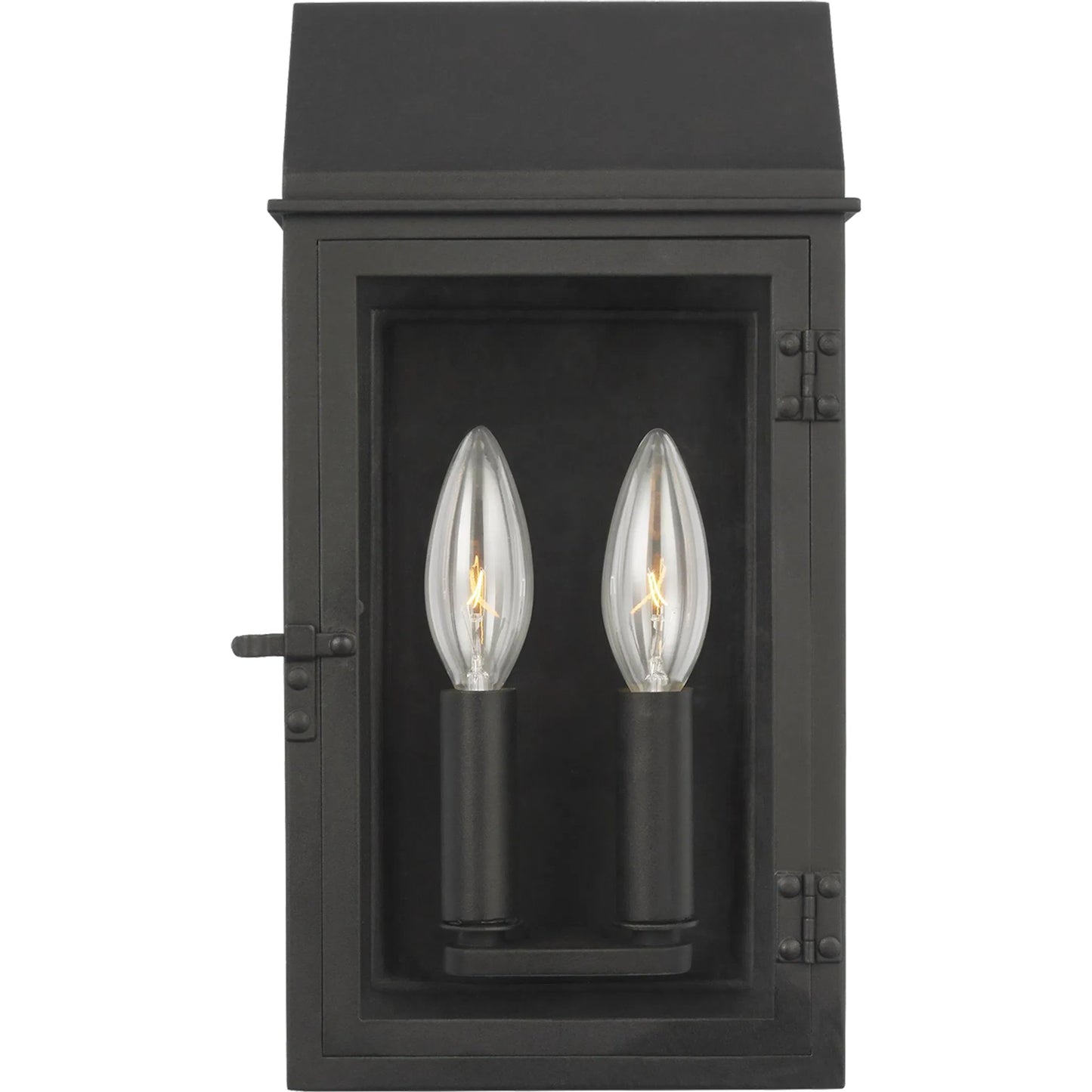 002 SI-2234116 | Additional Silo | Hingham Small Outdoor Wall Lantern by Visual Comfort & Co. in textured black. Made from stonestrong in a cottage & farmhouse style.