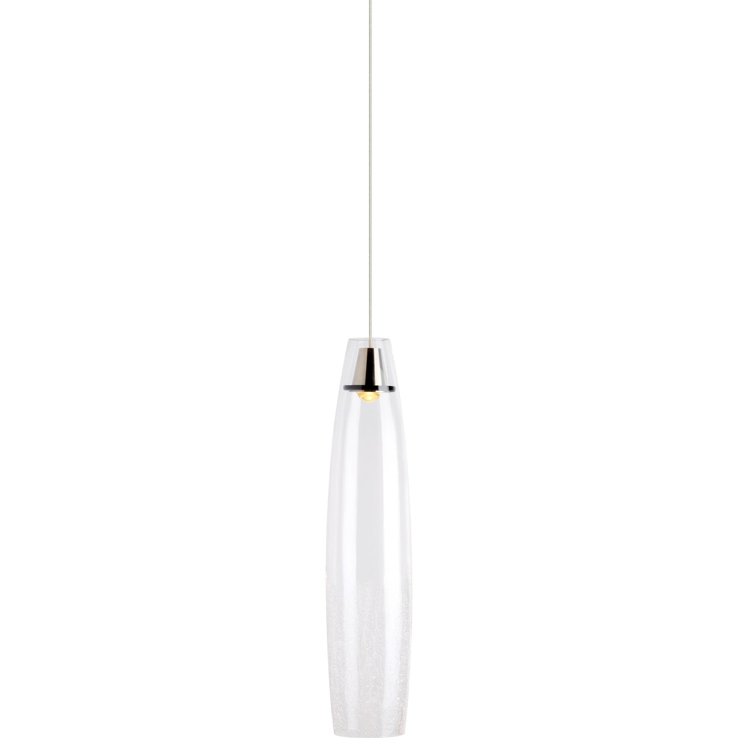 001 SR-806871 | Primary Silo | Coda Pendant by Tech Lighting in satin nickel. Made from glass in a modern style.