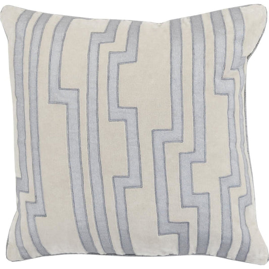 Velocity Pillow - 33733 by Surya. Made from 80% linen, 20% cotton, 100% cotton in a modern style.