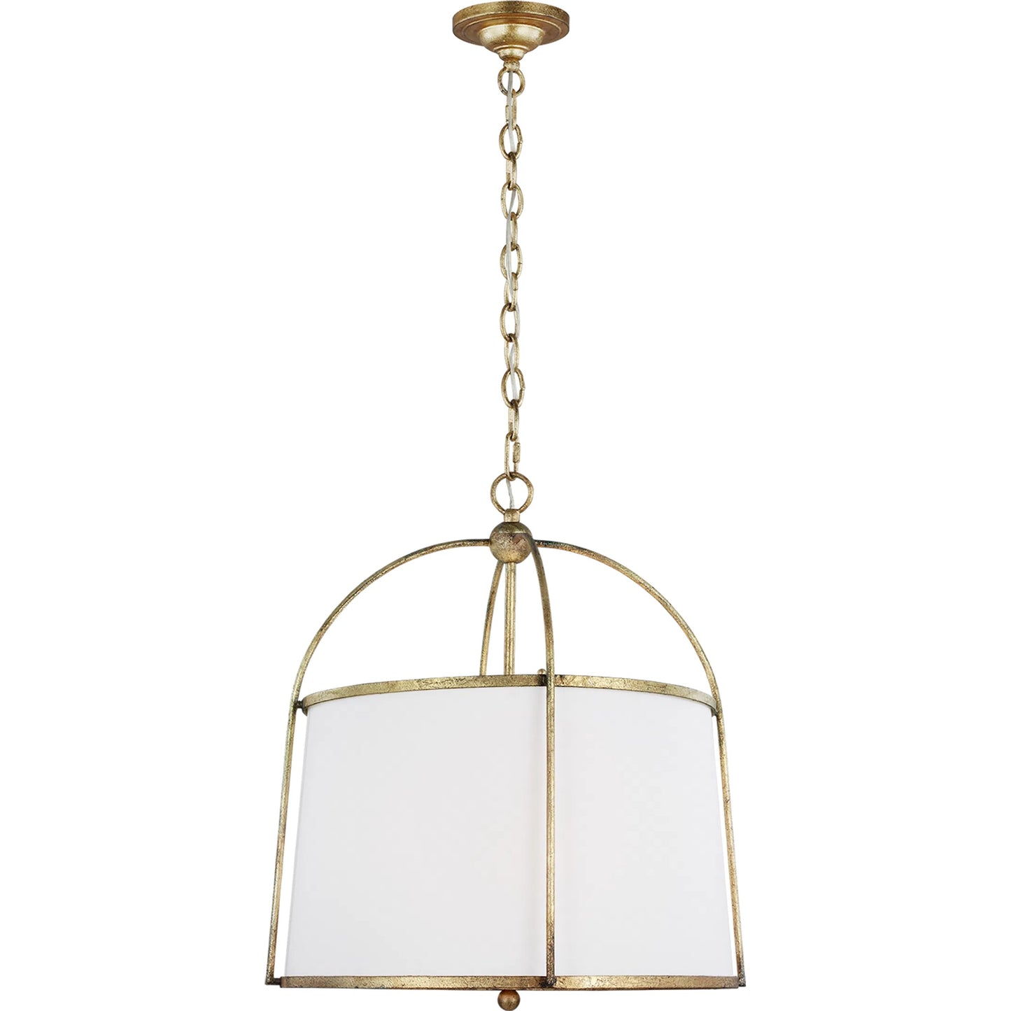 001 SI-2234168 | Primary Silo | Stonington Hanging Shade by Visual Comfort & Co. in antique gild. Made from steel in a unique style.
