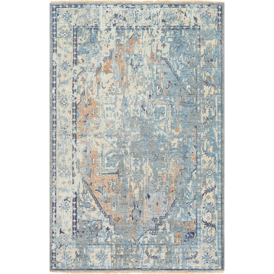 Cappadocia Rug - 22936 by Surya in blue, navy, tan, seafoam, dusty sage, medium brown. Made from unique in a unique style.