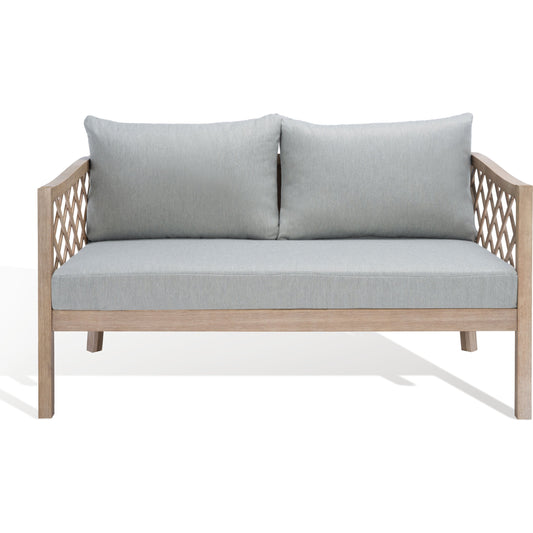 Pasquotank Rope Patio Sofa by HedgeApple Essentials in dark brown, beige. Made from unique in a modern style.