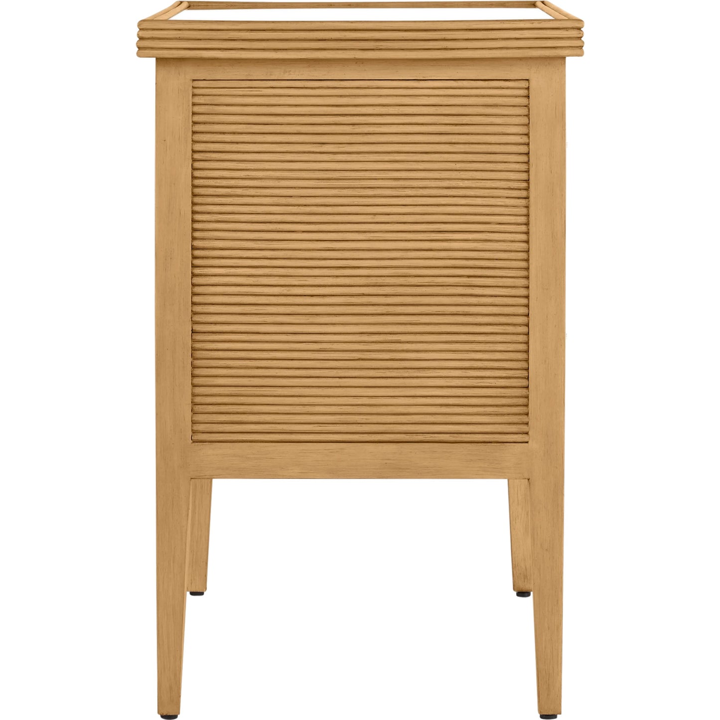 027 SI-1894521 | Additional Silo | Santos 2-Drawer Chest by Currey and Company. Made from mahogany, rattan, brass, glass in a transitional style.