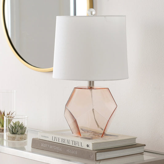 Cirque - 29396 by Livabliss in pink and translucenttranslucent. Made from linen, polyester, glass, crystal, metal in a transitional style.