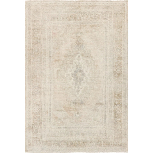 Casen CSN05 Rug by Jaipur Living in beige, cream. Made from 100% pet yarn in a unique style.