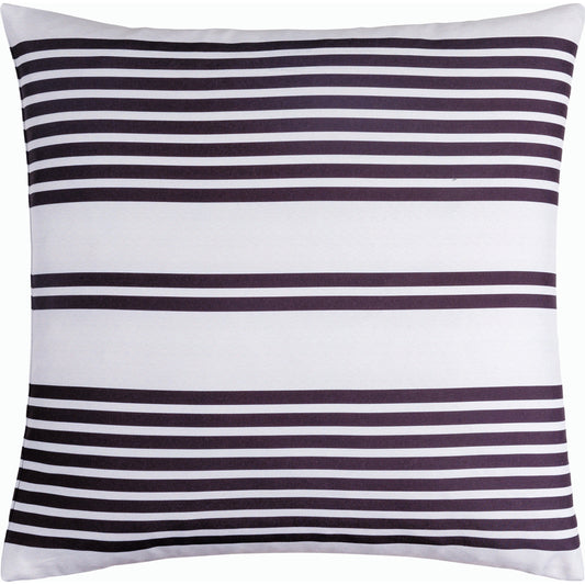 001 SI-2168413,SI-2168414,SI-2168415,SI-2168416,SI-2168417,SI-2168418 | Primary Silo | Classic Stripe Pillow - 533908 by Livabliss in off-white, black. Made from polyester in a modern style.
