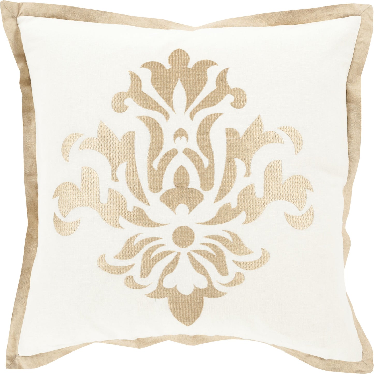 002 O-SURYA-CT002-1818D,O-SURYA-CT002-1818P,O-SURYA-CT002-2222D,O-SURYA-CT002-2222P | Additional Silo | Cosette Pillow - 25078 by Surya. Made from 100% linen in a transitional style.