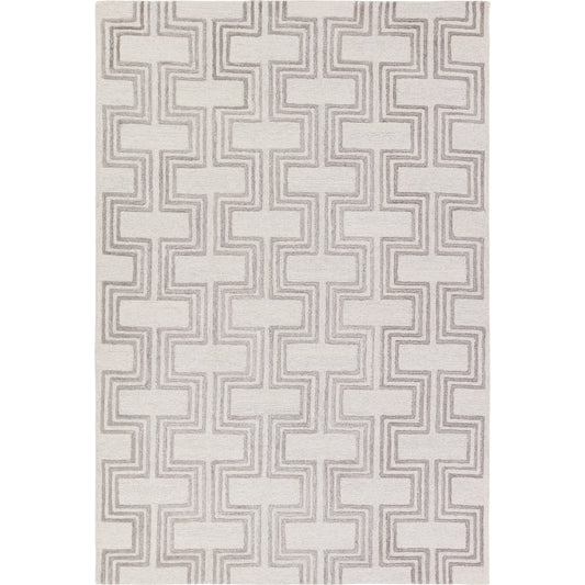 City CT122 Rug by Jaipur Living in gray. Made from 60% wool 40% viscose in a unique style.