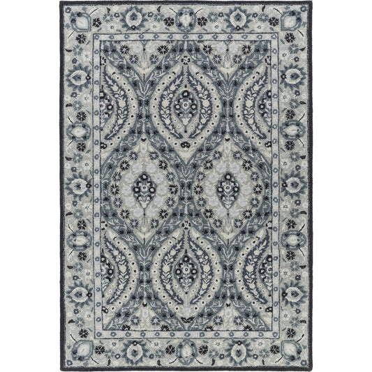 CTL-2009 Rug by Surya in slate, dark blue, ink blue, light gray. Made from 100% wool in a unique style.