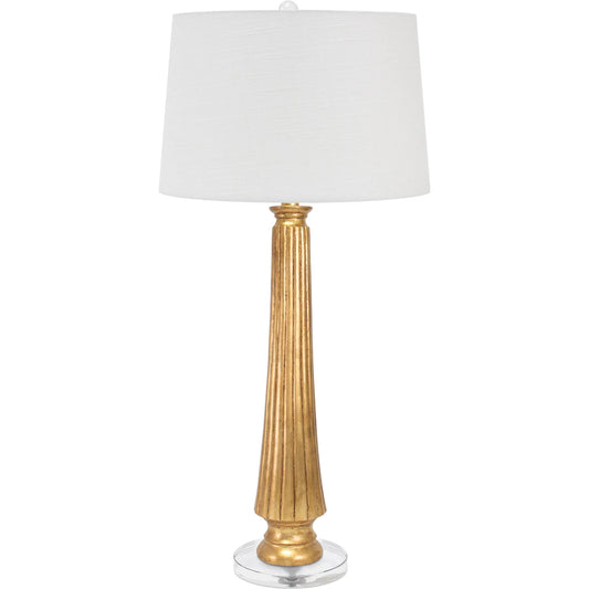 Squire Table Lamp by Couture Lamps. Made from resin, linen in a transitional style.