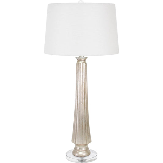 Squire Table Lamp by Couture Lamps. Made from resin, linen in a transitional style.