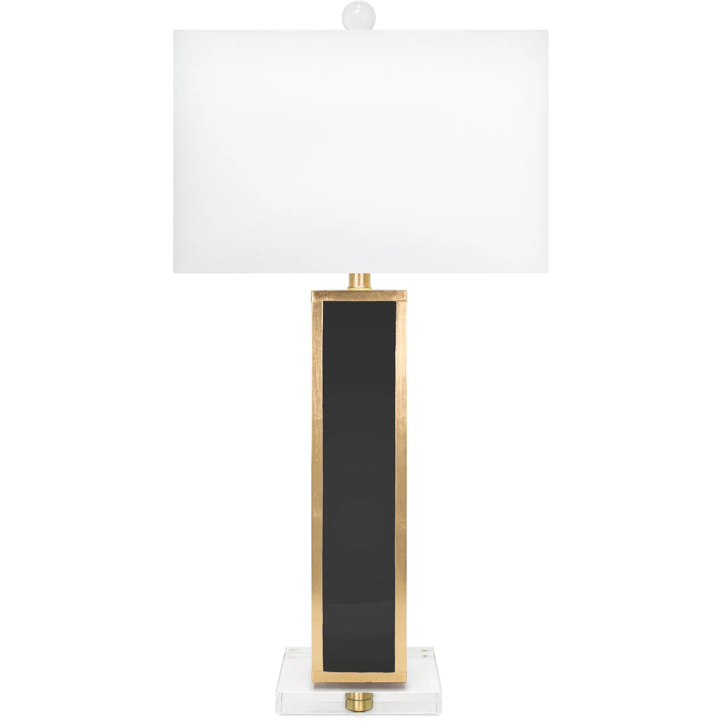 006 SI-2448476 | Additional Silo | Blair Table Lamp by Couture Lamps in calypso blue, silver leaf. Made from resin, mdf, crystal, linen in a unique style.