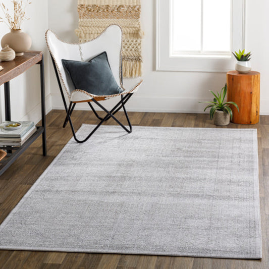Couture Rug - 25242 by Livabliss in light slate, charcoal, gray, light gray. Made from 100% viscose in a unique style.