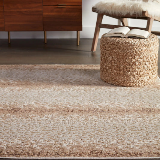 Catalyst CTY13 Rug by Jaipur Living in tan, gray. Made from 65% polyester 35% polypropylene in a unique style.