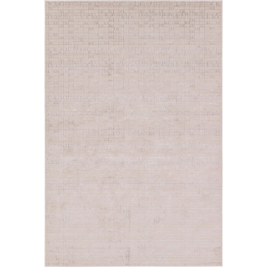 Catalyst CTY31 Rug by Jaipur Living in cream, silver. Made from 65% polyester 35% polypropylene in a unique style.