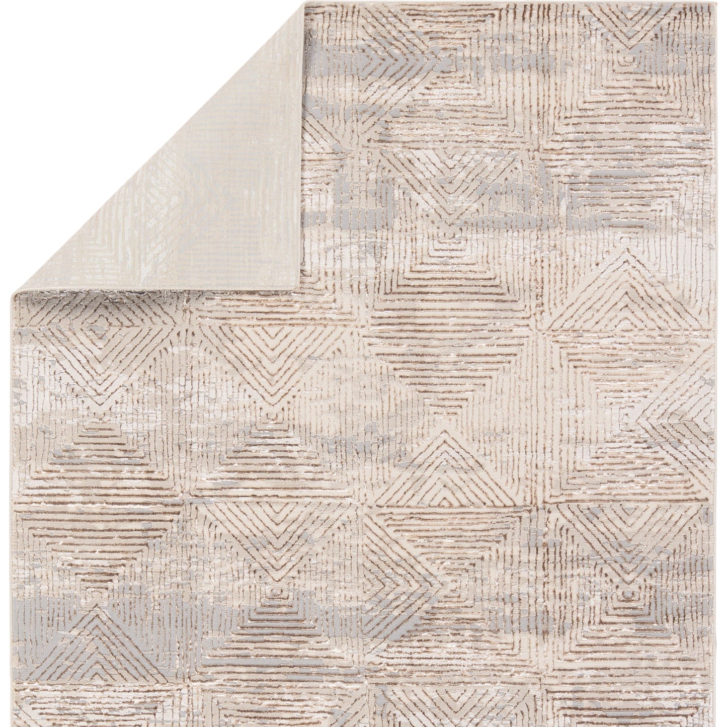 003 SI-2077470,SI-2077471,SI-2077472,SI-2077473,SI-2077474,SI-2077475 | Closeup | Catalyst CTY34 Rug by Jaipur Living in tan, bronze. Made from 65% polyester 35% polypropylene in a unique style.