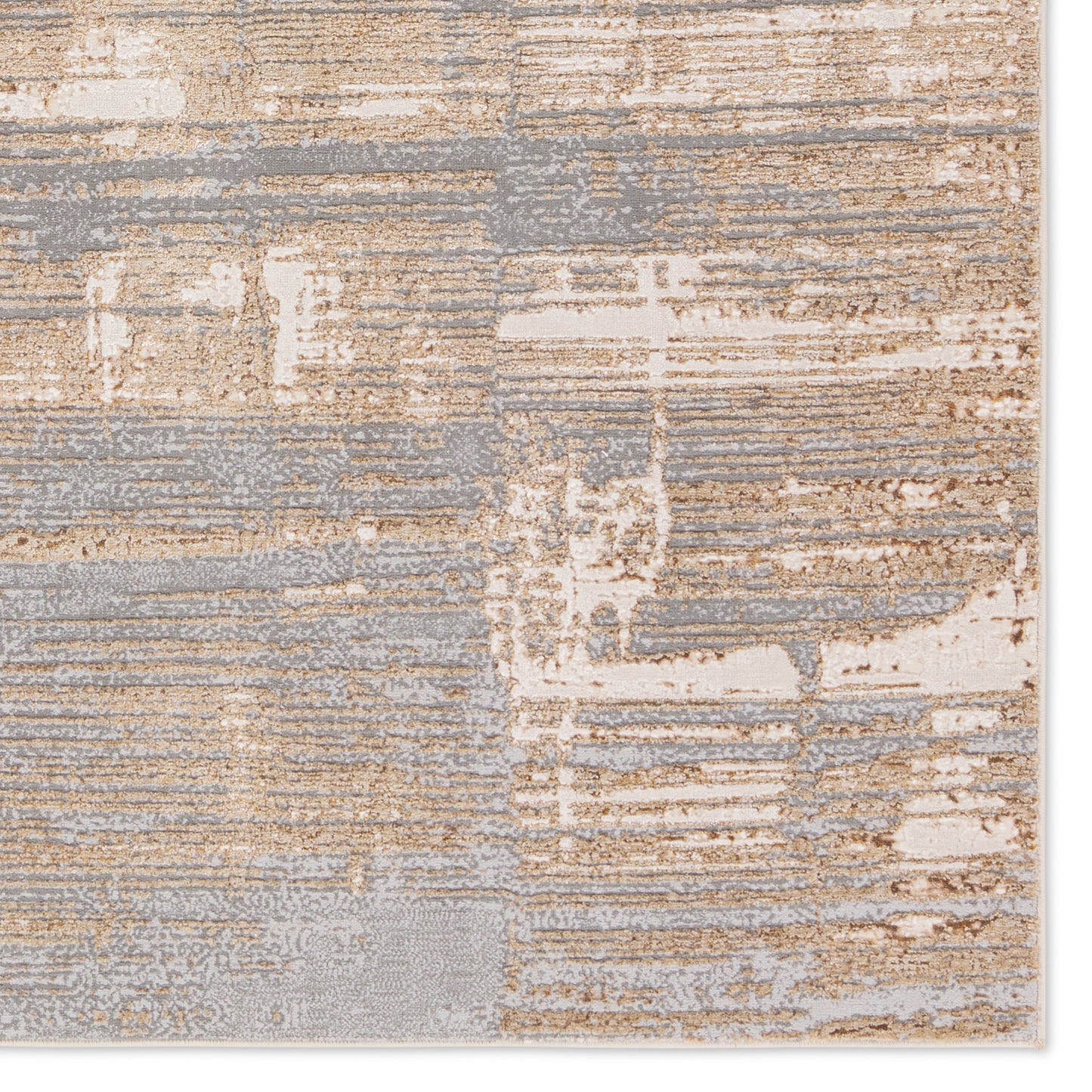 004 SI-2077464,SI-2077465,SI-2077466,SI-2077467,SI-2077468,SI-2077469 | Closeup | Catalyst Flight Rug by Jaipur Living in gray, brown. Made from 65% polyester 35% polypropylene in a unique style.