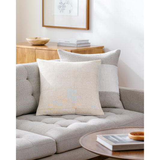 Chateau De Chic Pillow - 516554 by Surya. Made from linen, cotton in a modern style.