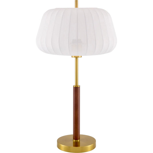 001 SI-2528771 | Primary Silo | Ceduna Accent Table Lamp by Livabliss in brass. Made from rubber wood, iron, cotton in a unique style.