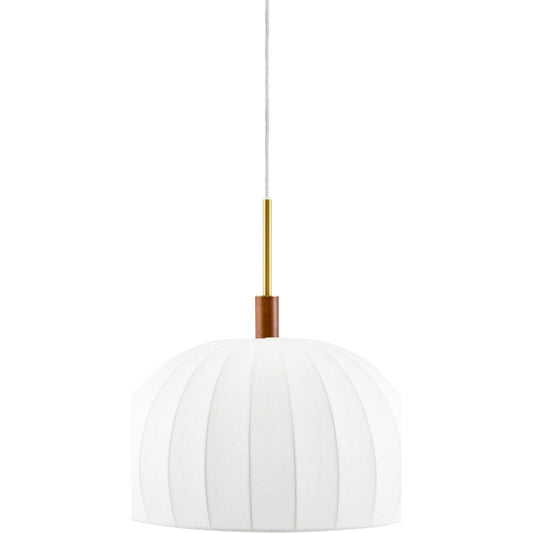 001 SI-2528770 | Primary Silo | Ceduna Pendant by Livabliss in white, brass. Made from cotton in a unique style.