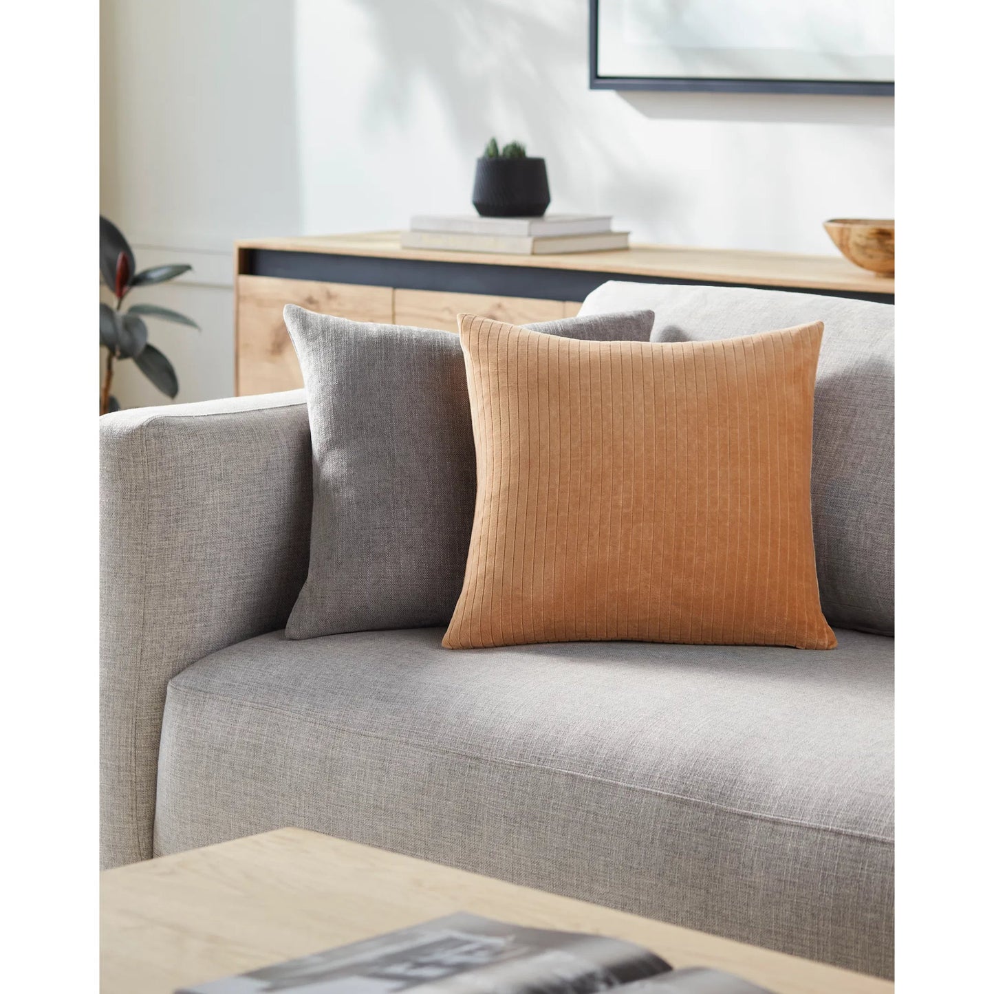 016 SI-2049819,SI-2049820,SI-2049822,SI-2049823,SI-2049825,SI-2049826 | Lifestyle | Cotton Velvet Stripes Pillow - 481617 by Surya. Made from front: 100% cotton, back: 100% cotton in a modern style.