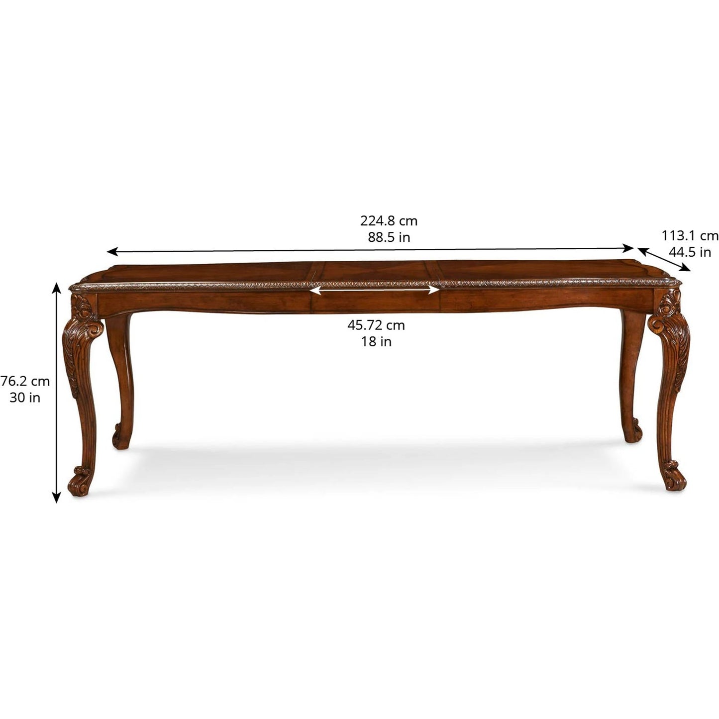 004 SR-882053 | Additional Silo | Old World Dining Table by A.R.T. Furniture in brown and medium cherry. Made from new zealand pine solids, cathedral cherry veneer, exotic avodire veneer in a traditional style.