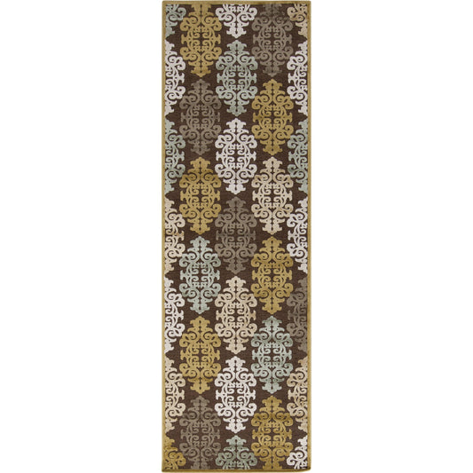 Cynthia Rug - 5484 by Surya in milk chocolate. Made from 60% viscose, 40% polyester in a unique style.