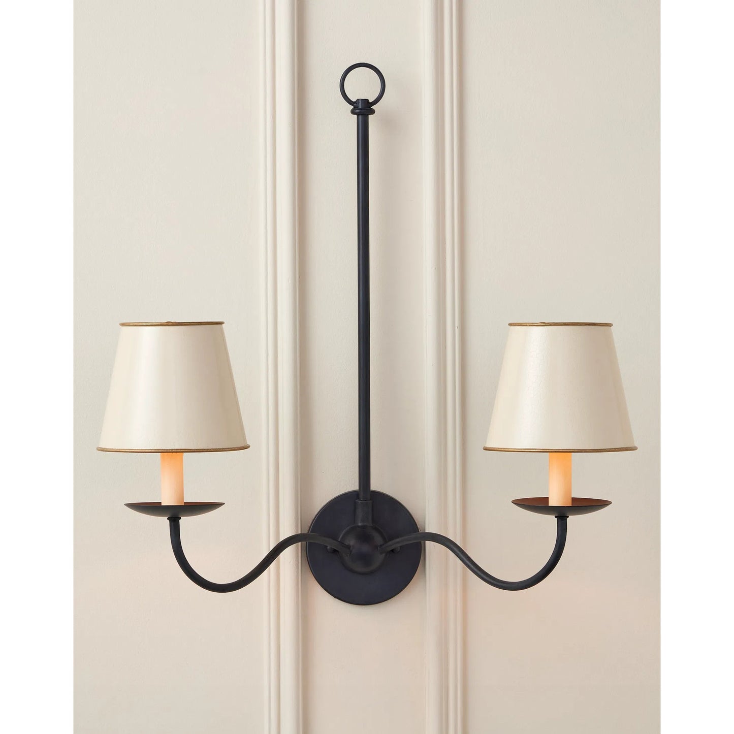 009 SI-2193258 | Lifestyle | Tole Tapered Chandelier Shade by Currey and Company. Made from metal in a modern style.