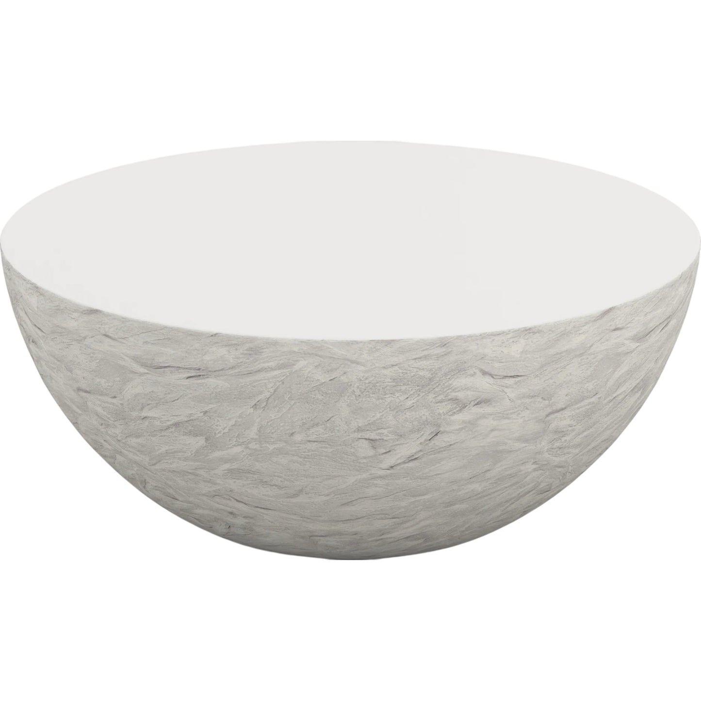 001 SI-2167269 | Primary Silo | Antique Outdoor Stone Bowl Coffee Table by Sunset West in stone. Made from gfr concrete in a modern style.