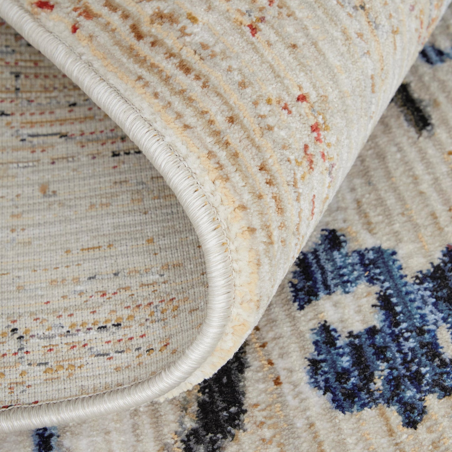 006 SI-2158931,SI-2158932,SI-2158933,SI-2158934,SI-2158935,SI-2259753 | Closeup | Sonora Rug - SNR39NWF by Feizy in tan, blue, gray. Made from polypropylene, polyester, viscose in a unique style.
