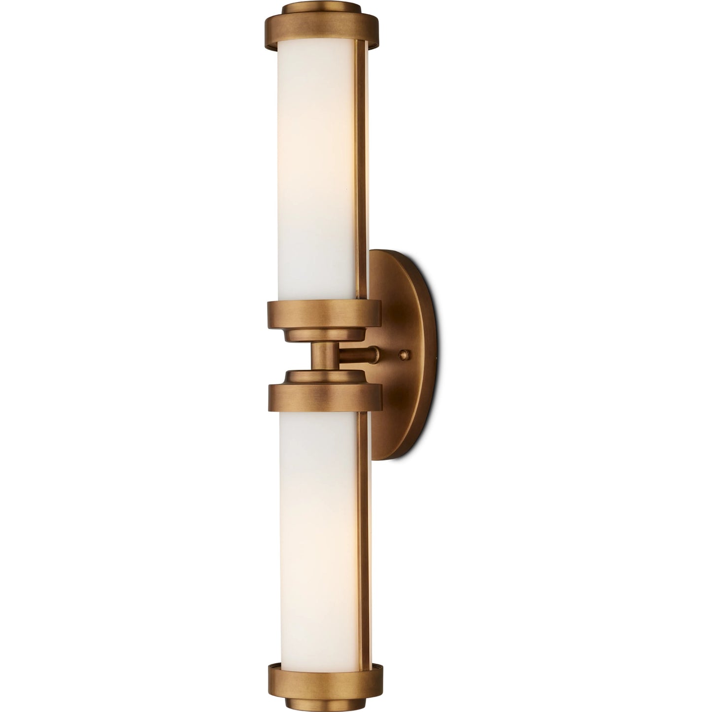 002 SI-2191671 | Primary Silo | Bowland Bath Wall Sconce by Currey and Company. Made from metal, glass in a modern style.