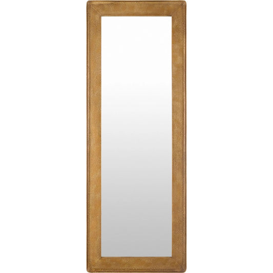 001 SI-2380129 | Primary Silo | Danica Full Length Mirror by Surya in gold and antiqued gold. Made from iron in a modern style.