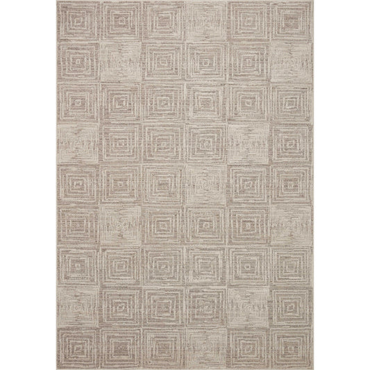 Darby DAR-05 Rug by Loloi in beige, grey. Made from 100% polyester in a unique style.