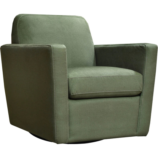 Cooper Swivel Club Chair by LH Imports in matte black. Made from pine, hardwood, metal, pu foam, polyester in a modern style.