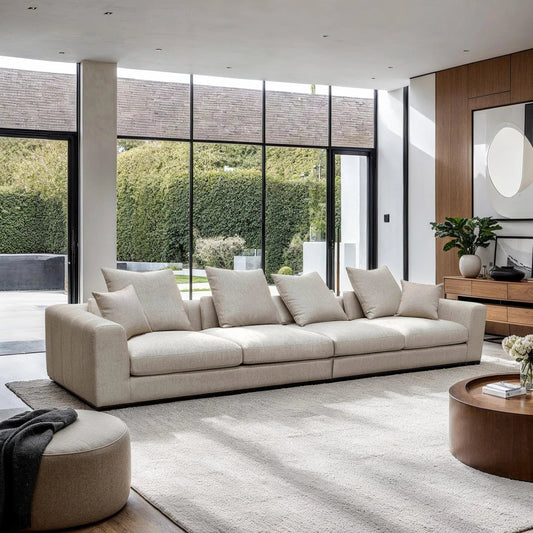 Sullivan Sectional Modular Sofa by LH Imports in alba stone. Made from unique in a transitional style.