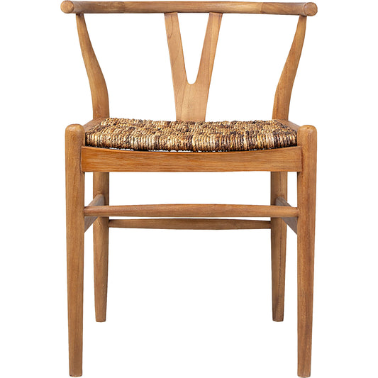 Caterpillar Chair by LH Imports. Made from reclaimed teak, abaca in a modern style.