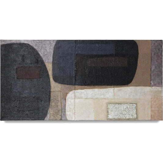 000 SI-2533493 | Primary Silo | D-Bodhi Artwork by LH Imports in brown. Made from reclaimed wood, rice bags, reused jute fabric in a unique style.
