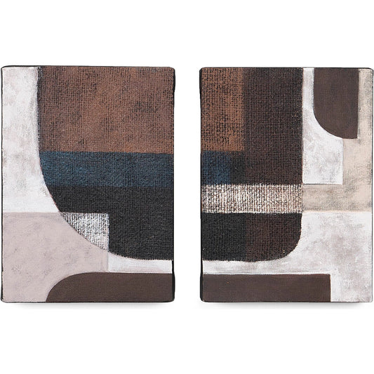 001 SI-2452777 | Primary Silo | D-Bodhi Artwork - Devotion (Set of 2) by LH Imports in brown. Made from unique in a eclectic & global style.