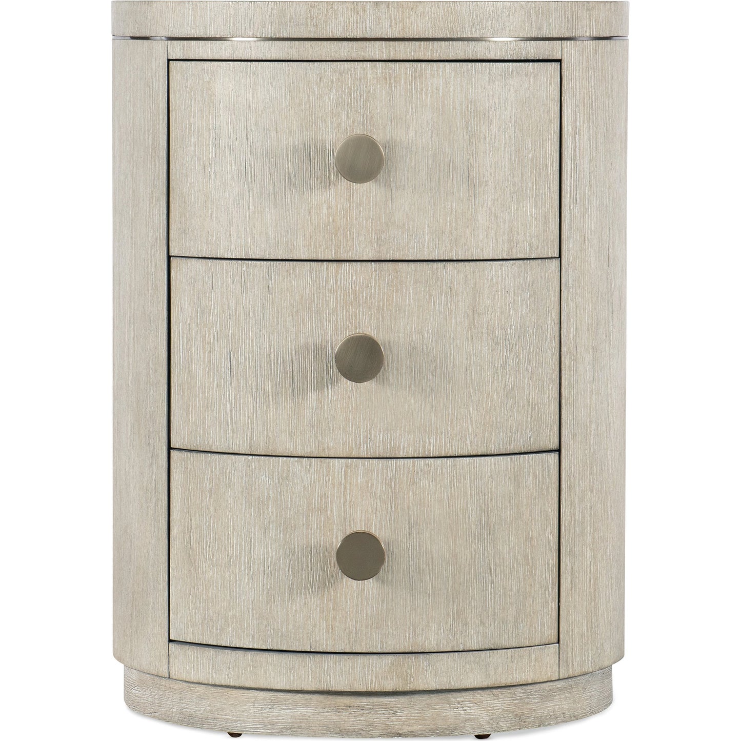 003 SI-2133687 | Additional Silo | Modern Mood Round Nightstand by Hooker Furniture. Made from oak veneers in a modern style.
