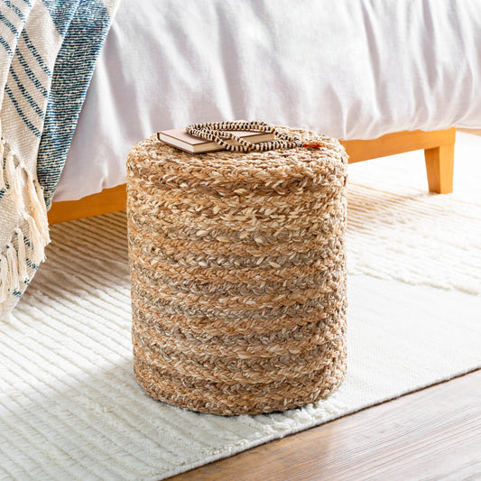 Durban - 24351 by Livabliss in tan, camel. Made from 100% jute, 100% polystyrene, 100% polyester in a coastal style.