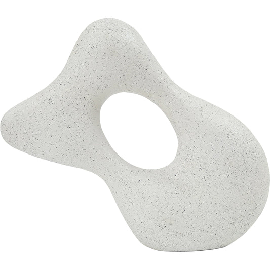 Motion Ecomix Sculpture by Moe's Home Collection in flecked stone. Made from ecomix 100% (ecomix is mixture of recycled paper, natural gum, chalk powder.) in a modern style.