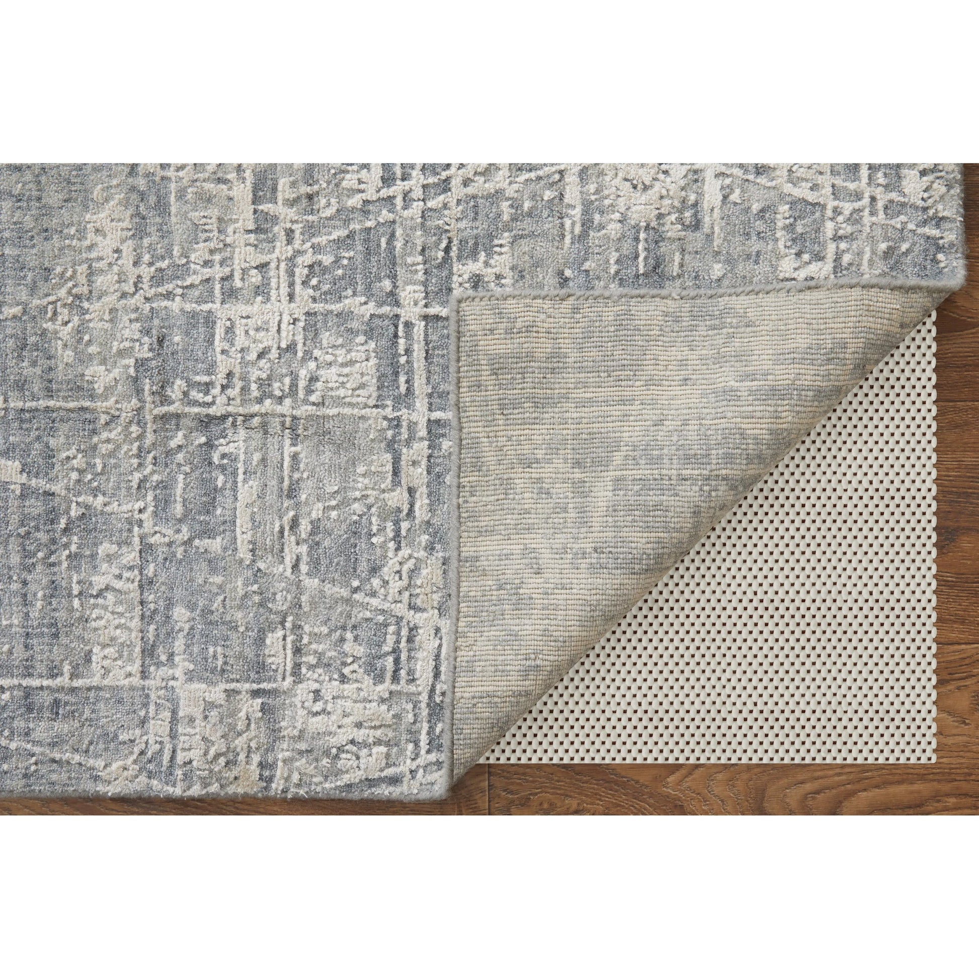 Eastfield Rug - 69A0F by Feizy in gray. Made from wool, viscose in a unique style.