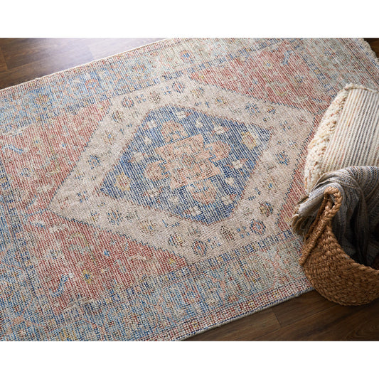 Caldwell Transitional Rug - 8127F by Feizy in ivory, blue, red. Made from wool, viscose in a unique style.