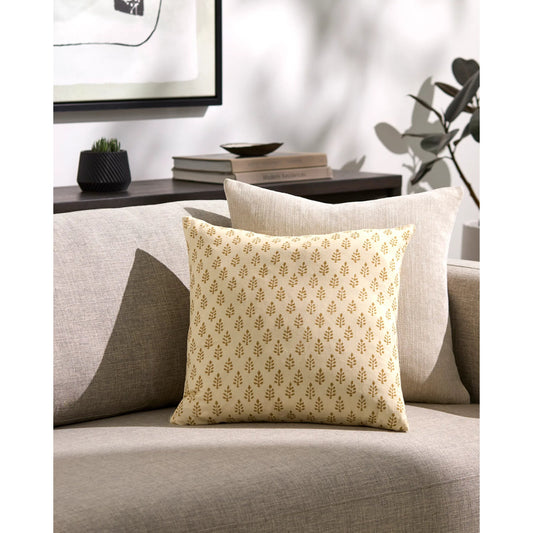 Diggi Pillow - 530474 by Surya. Made from front: 45% cotton, 55% linen, back: 45% cotton in a modern style.